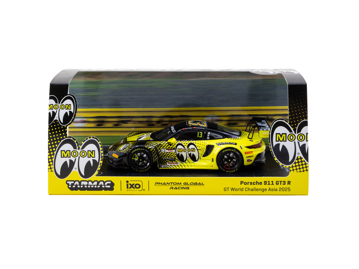 Porsche 911 GT3 R Phantom Global Racing 1:43 Modellauto Heckansicht