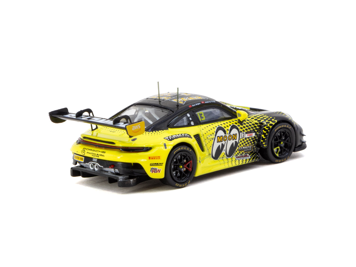 Porsche 911 GT3 R GT World Challenge Asia 2025 Modellauto – Seitenansicht